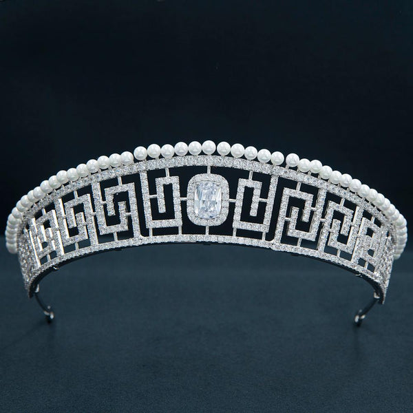 Lady Marguerite Allan's Pearl Meander Tiara - The Royal Look For Less