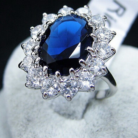 Kate Middleton Blue Sapphire Engagement Ring | The Royal Look For Less ...