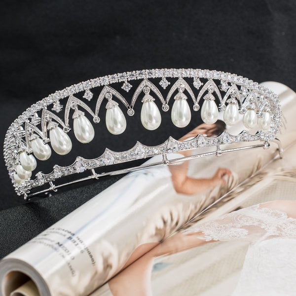 The Russian Pearl Pendant Kokoshnik - The Royal Look For Less